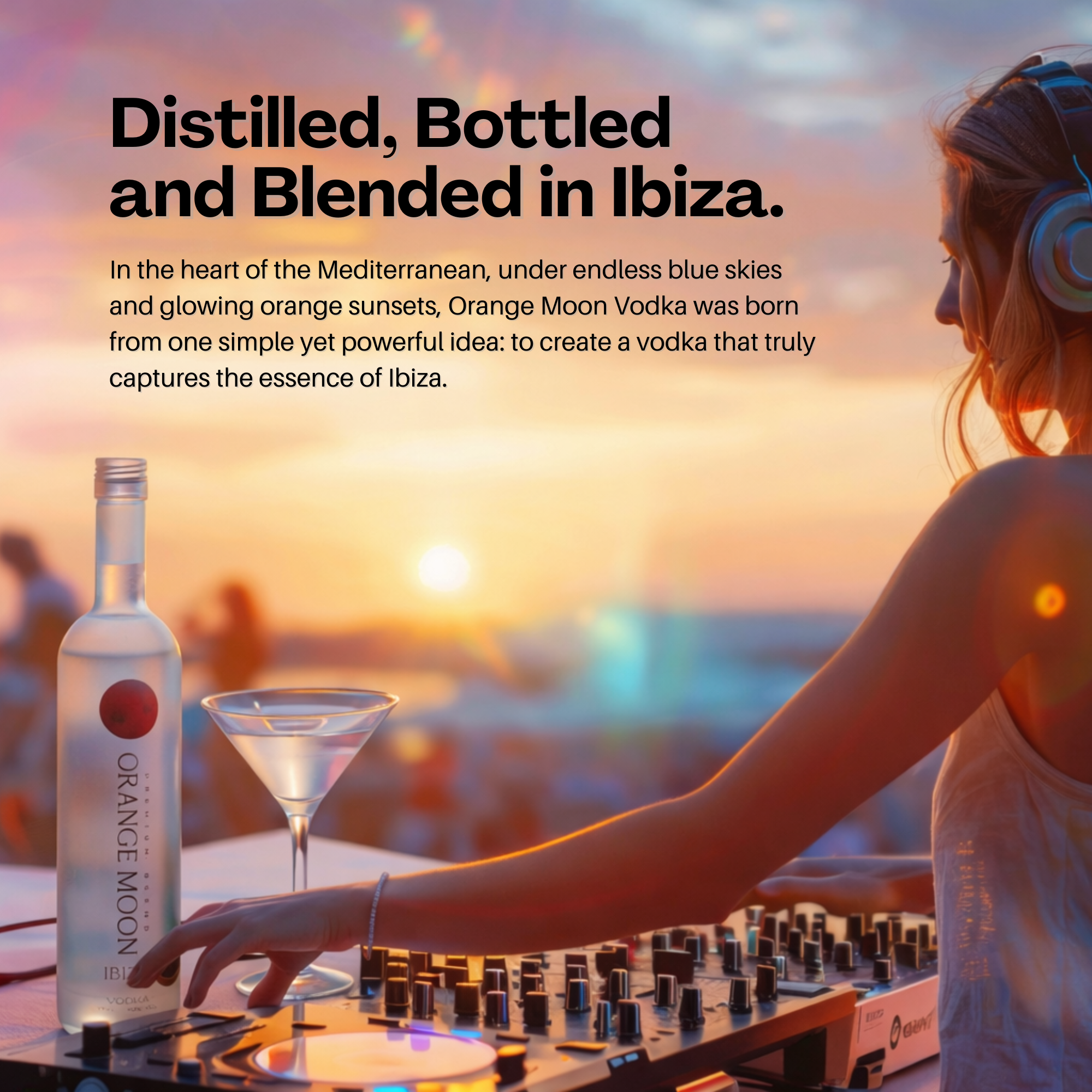 Orange Moon Ibiza Vodka 70cl 40% ABV