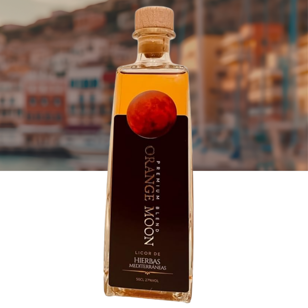Orange Moon Ibiza Hierbas Mediterraneas | Herbal Mediterranean Liqueur 50cl 27% ABV