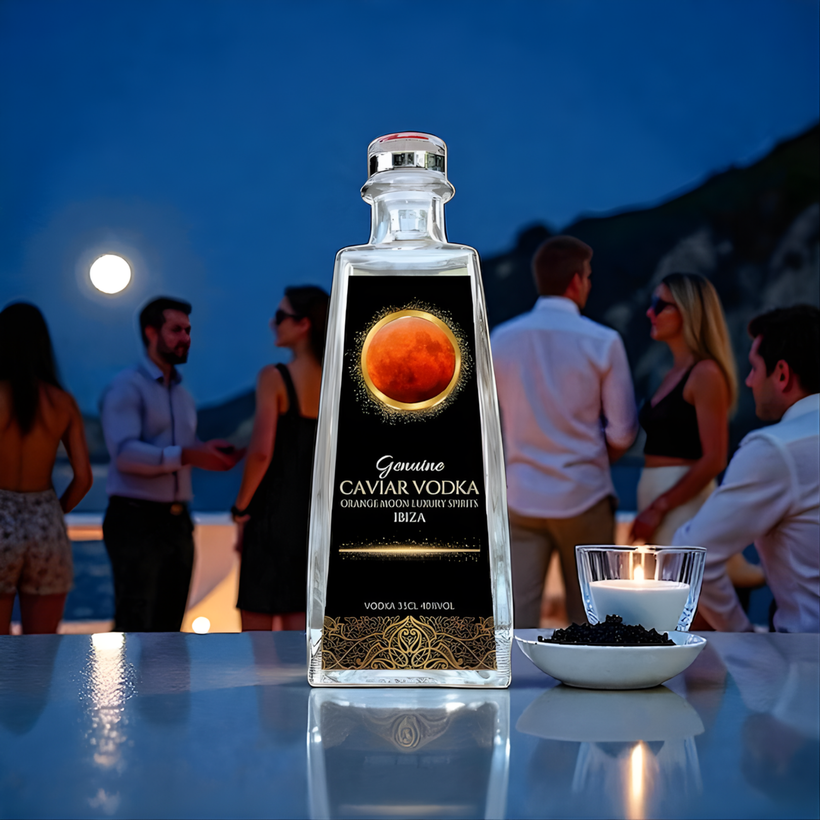 Orange Moon Ibiza Caviar Vodka 35cl 40% ABV